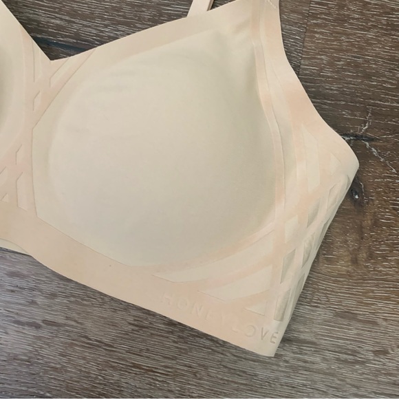 Honeylove Womens tan silhouette bra wire free small - Picture 2 of 9